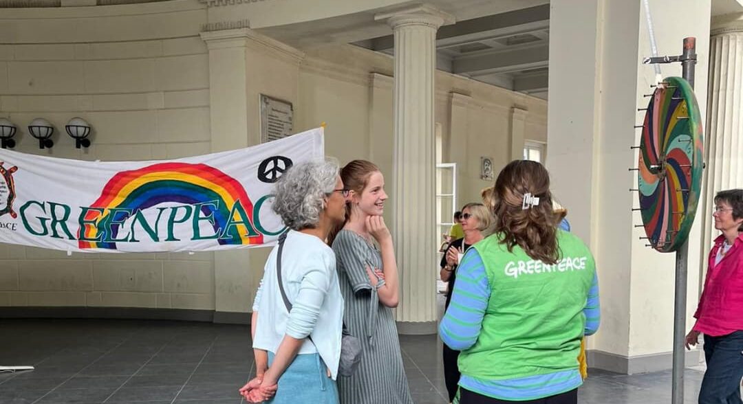 40 Jahre Greenpeace - Feier am Elisenbrunnen am 09.07.2023