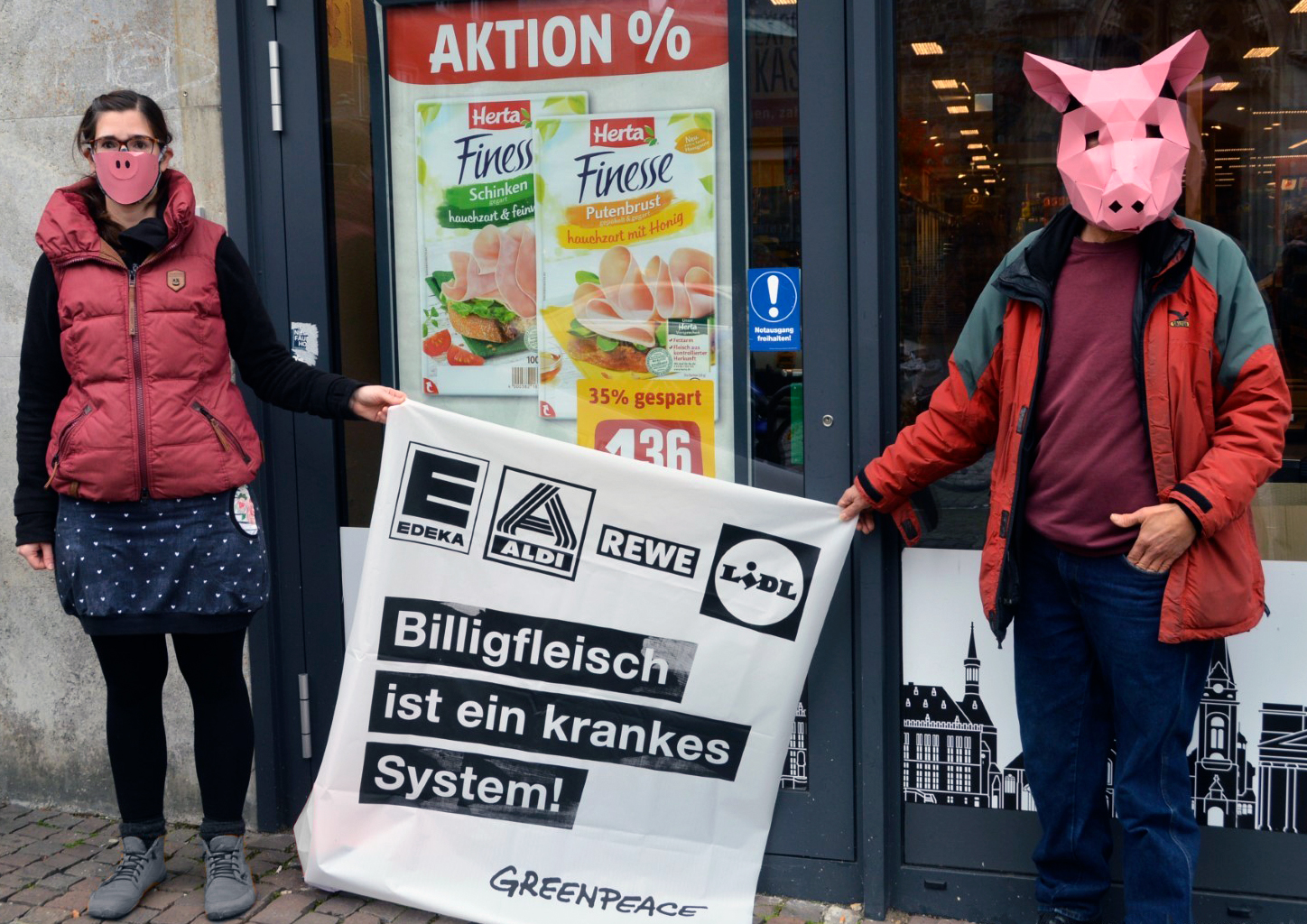 Aktion gegen Billigfleisch